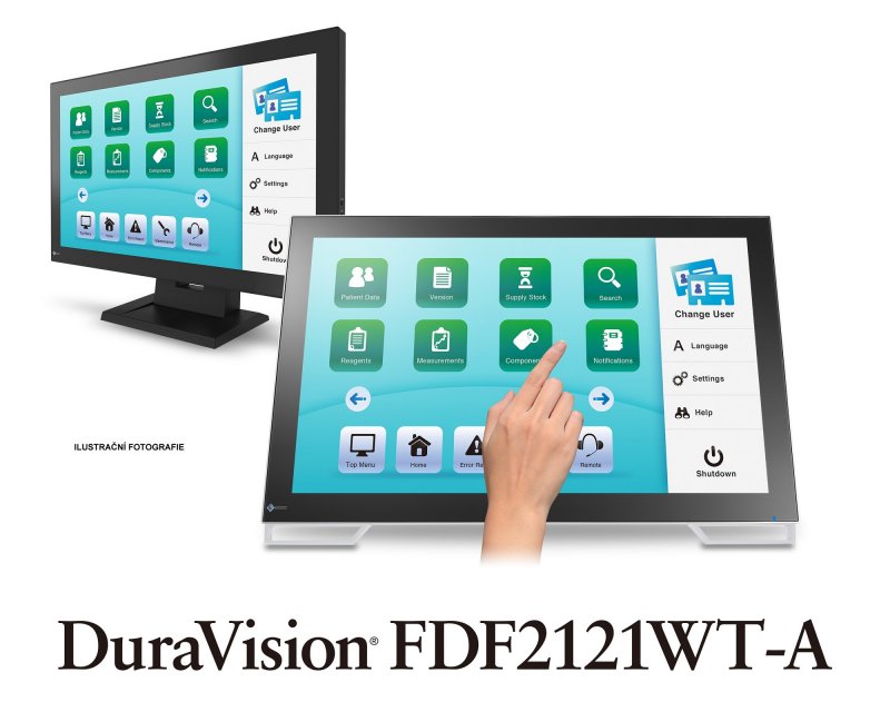 21" LED EIZO FDF2121-WT -FHD,USB,SAW,10TP - obrázek produktu