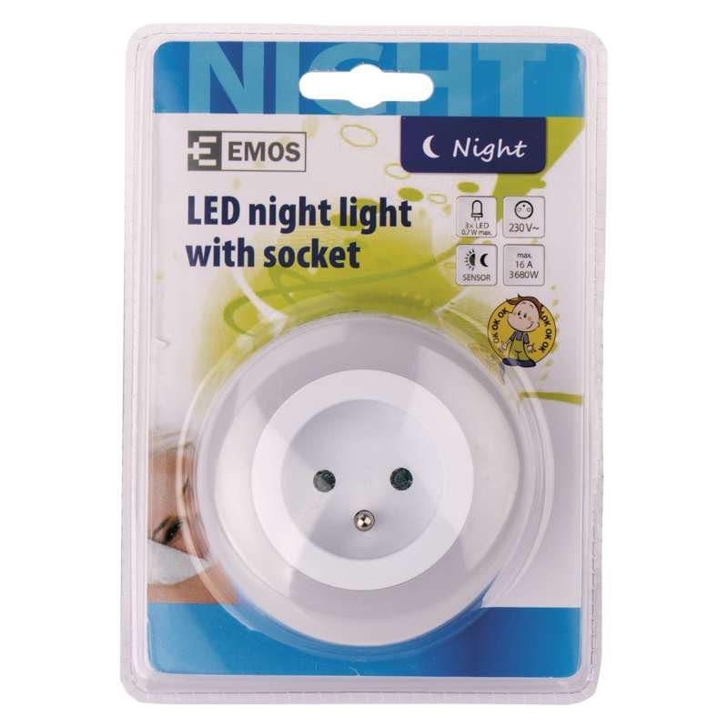 EMOS LED noční světlo P3307, 063W, FOTO senzor - obrázek č. 3