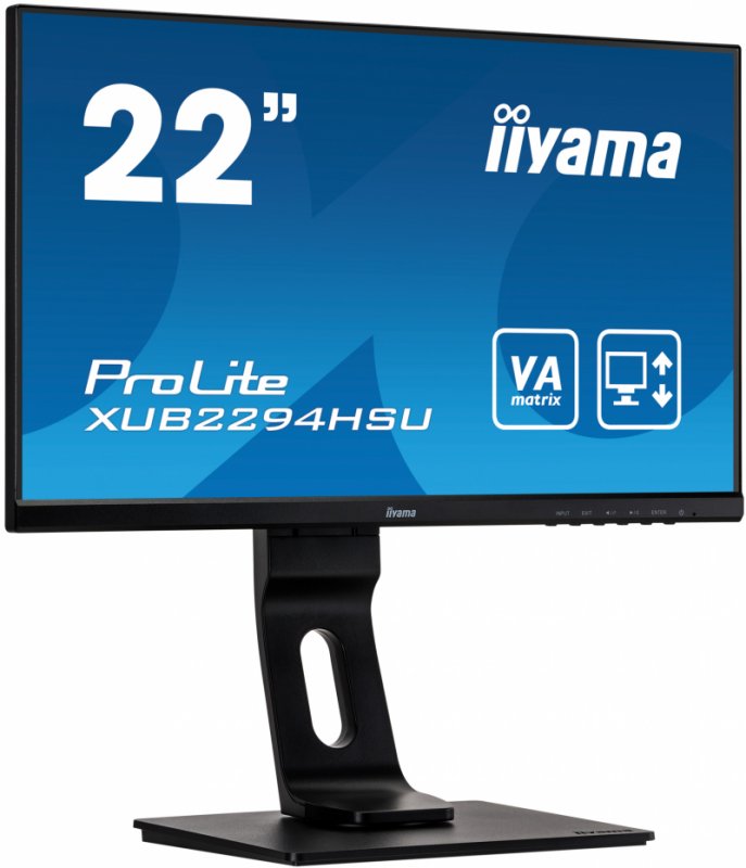 iiyama ProLite/ XUB2294HSU-B1/ 21,5"/ VA/ FHD/ 75Hz/ 4ms/ Black/ 3R - obrázek č. 2