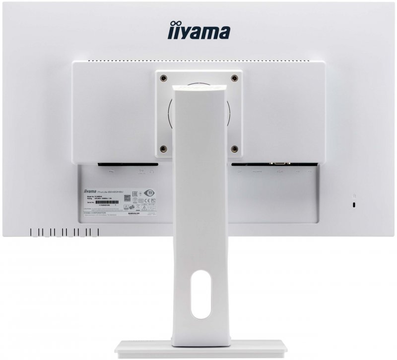 24" iiyama B2483HSU-W5: TN, FullHD, 250cd/ m2, 1ms, VGA, DP, HDMI, USB, height, pivot, bílý - obrázek č. 4