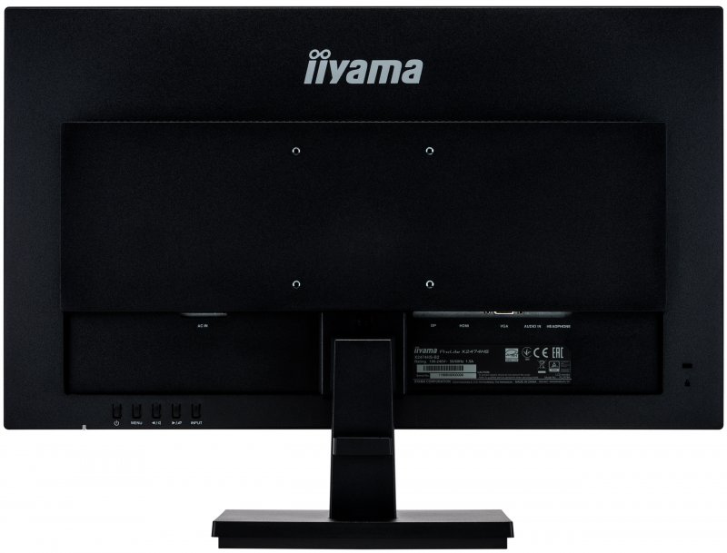 24" iiyama X2474HS-B2: VA, FullHD@75Hz, 250cd/ m2, 4ms, VGA, HDMI, DP, černý - obrázek č. 4