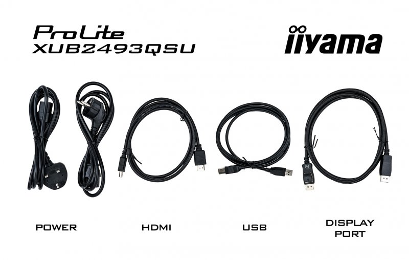 iiyama ProLite/ XUB2493QSU/ 23,8"/ IPS/ QHD/ 60Hz/ 4ms/ Black/ 3R - obrázek č. 8