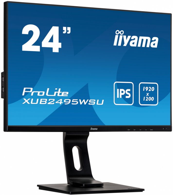 iiyama ProLite/ XUB2495WSU-B3/ 24,1"/ IPS/ 1920x1200/ 60Hz/ 5ms/ Black/ 3R - obrázek č. 1