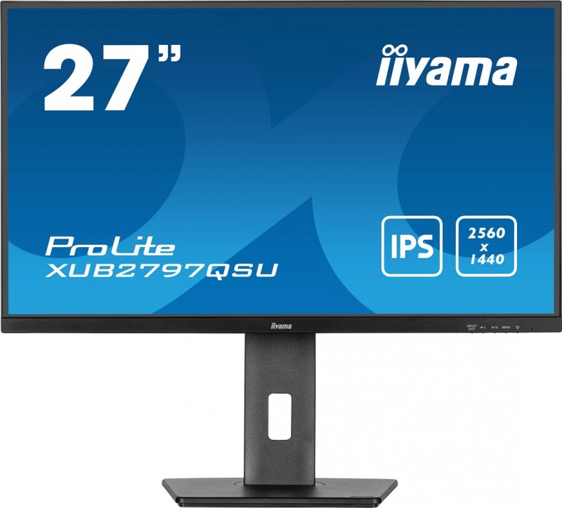 iiyama ProLite/ XUB2797QSU-B1/ 27"/ IPS/ QHD/ 100Hz/ 1ms/ Black/ 3R - obrázek produktu