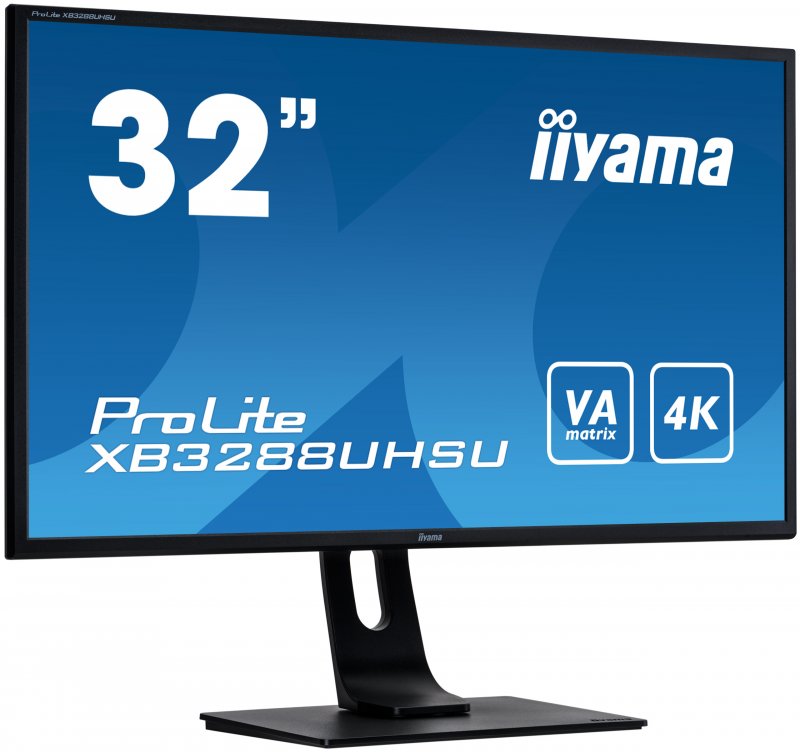 iiyama ProLite/ XB3288UHSU-B1/ 31,5"/ VA/ 4K UHD/ 60Hz/ 3ms/ Black/ 3R - obrázek č. 1