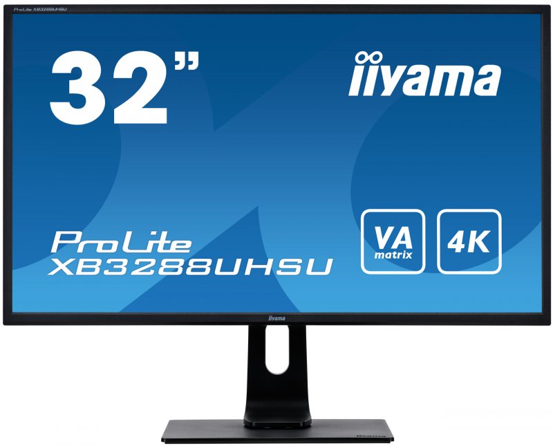 iiyama ProLite/ XB3288UHSU-B1/ 31,5"/ VA/ 4K UHD/ 60Hz/ 3ms/ Black/ 3R - obrázek produktu