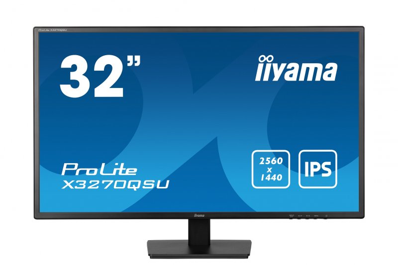 iiyama ProLite/ X3270QSU-B1/ 27"/ IPS/ QHD/ 100Hz/ 3ms/ Black/ 3R - obrázek produktu