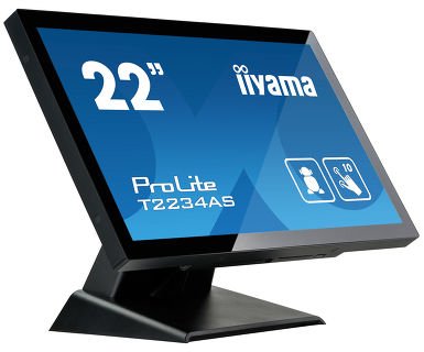 22"iiyama  T2234AS-B1: IPS, Full HD, 350cd/ m2, HDMI, USB, černý - obrázek č. 3