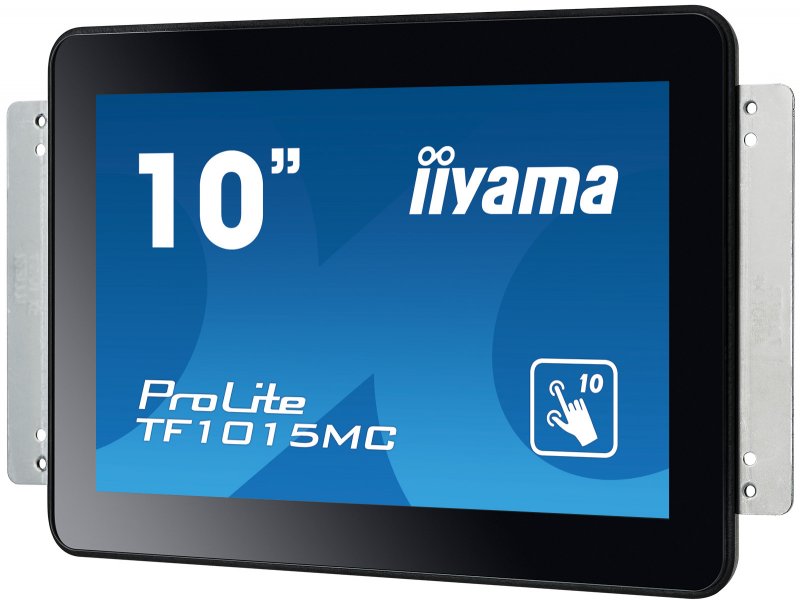10" iiyama TF1015MC-B2: VA, WXGA, capacitive, 10P, 500cd/ m2, VGA, DP, HDMI, černý - obrázek č. 2