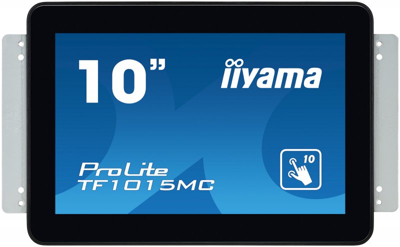 10" iiyama TF1015MC-B2: VA, WXGA, capacitive, 10P, 500cd/ m2, VGA, DP, HDMI, černý - obrázek produktu