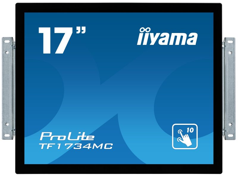 17" iiyama TF1734MC-B6X: TN, SXGA, capacitive, 10P, 350cd/ m2, VGA, DP, HDMI, černý - obrázek produktu