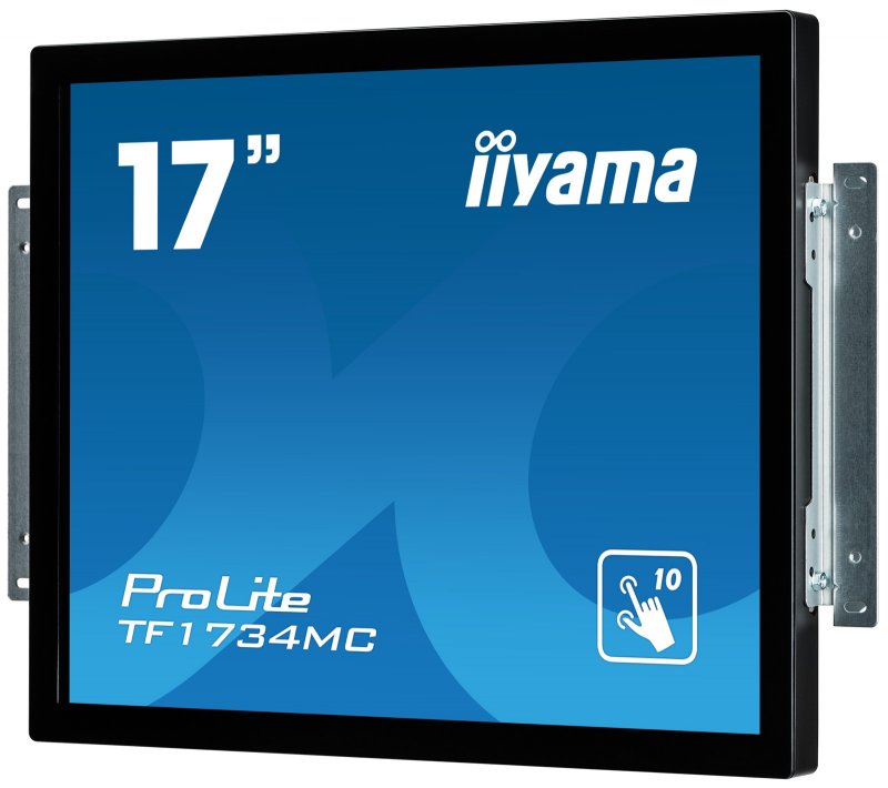17" iiyama TF1734MC-B6X: TN, SXGA, capacitive, 10P, 350cd/ m2, VGA, DP, HDMI, černý - obrázek č. 2