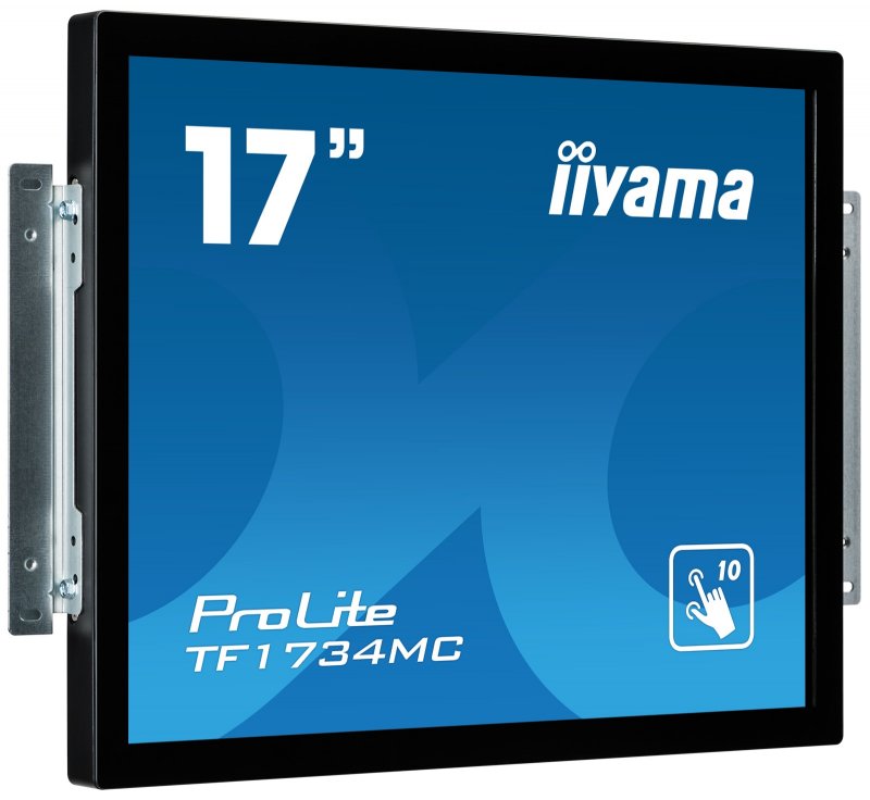 17" iiyama TF1734MC-B6X: TN, SXGA, capacitive, 10P, 350cd/ m2, VGA, DP, HDMI, černý - obrázek č. 1