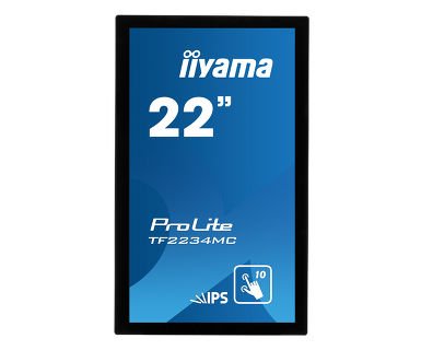 22" iiyama TF2234MC-B6X: IPS, FullHD, capacitive, 350cd/ m2, VGA, DP, HDMI, černý - obrázek č. 1