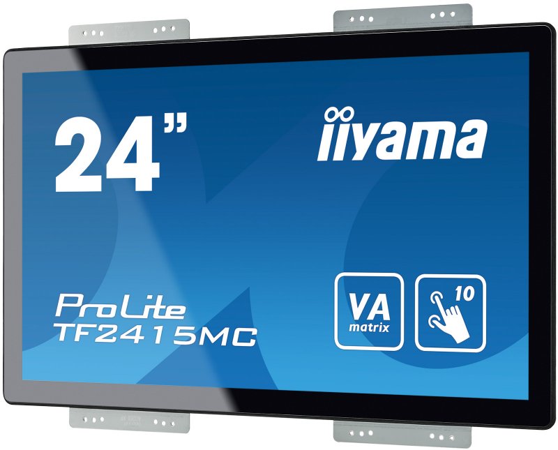 24" iiyama TF2415MC-B2: VA, FullHD, capacitive, 10P, 350cd/ m2, VGA, DP, HDMI, černý - obrázek č. 2