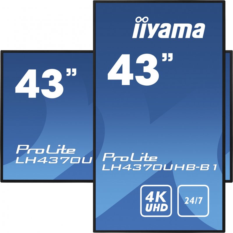 43" iiyama LH4370UHB-B1: VA, 4K UHD, 700cd/ m2, 24/ 7, LAN, Android 9.0, černý - obrázek č. 8