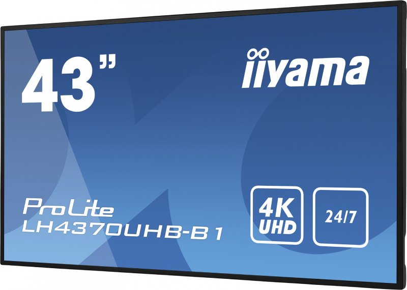 43" iiyama LH4370UHB-B1: VA, 4K UHD, 700cd/ m2, 24/ 7, LAN, Android 9.0, černý - obrázek č. 9