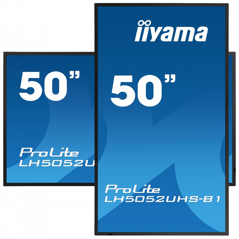 50" iiyama LH5052UHS-B1: VA, 4K UHD, 500cd/ m2, 24/ 7, LAN, Android 8.0, černý - obrázek č. 5