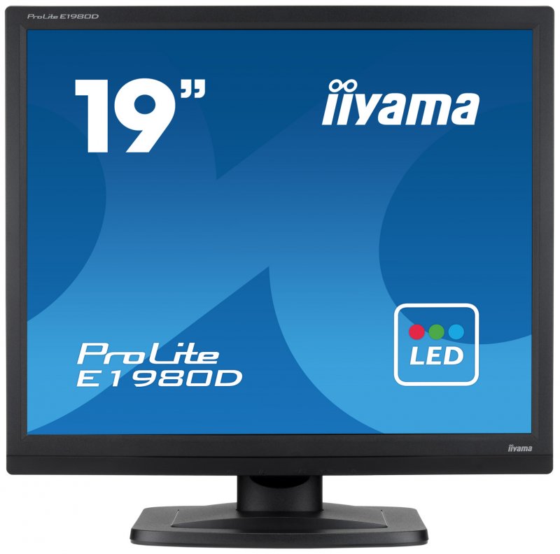 19" LCD iiyama ProLite E1980D-B1 - 5ms,DVI,TN - obrázek produktu