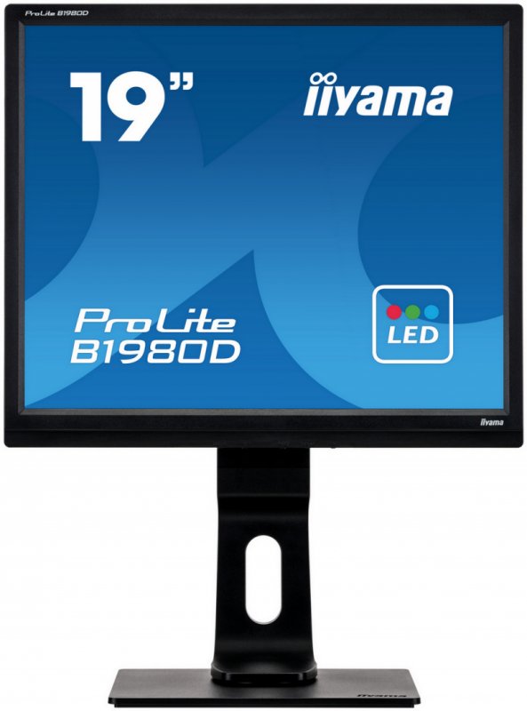 19" LCD iiyama ProLite B1980D-B1 - 5ms,DVI,TN, piv - obrázek produktu