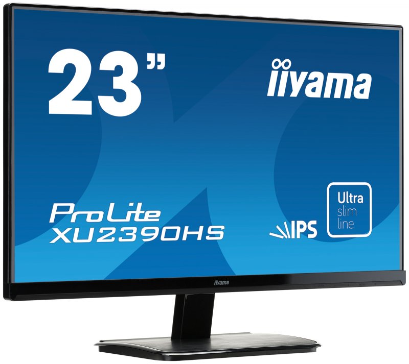 23"LCD iiyama XU2390HS - IPS, 5ms, 250cd/ m2, FullHD, VGA, HDMI, DVI, repro - obrázek č. 2