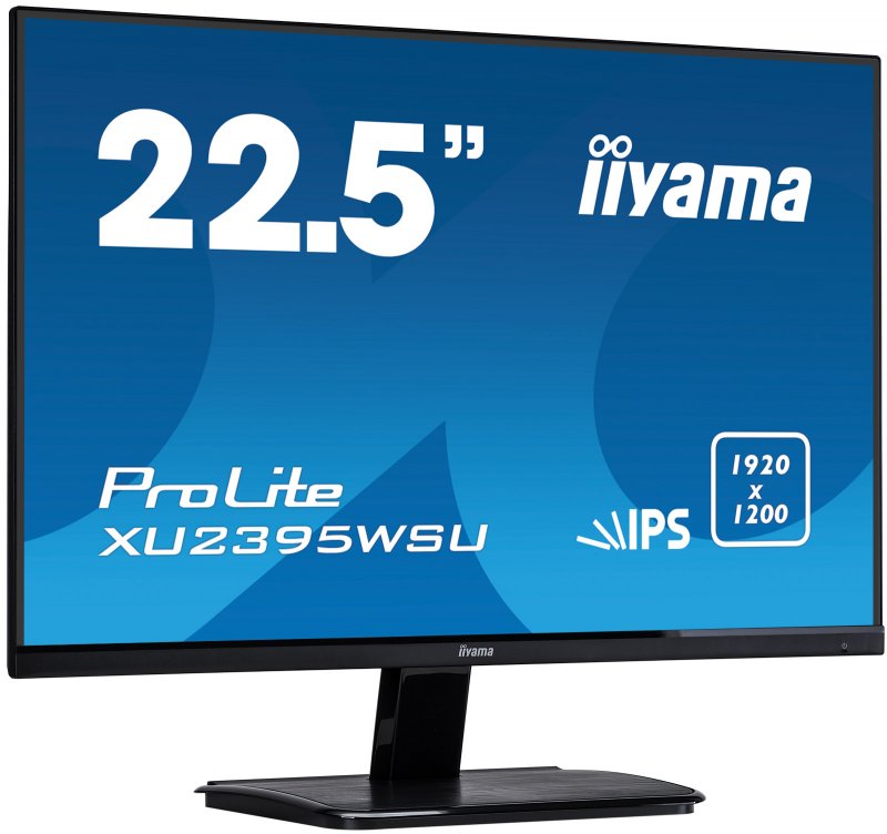 23" iiyama XU2395WSU-B1 - IPS,1920x1200,4ms,250cd/ m2, 1000:1,16:10,VGA,HDMI,DP,USB,repro. - obrázek č. 1
