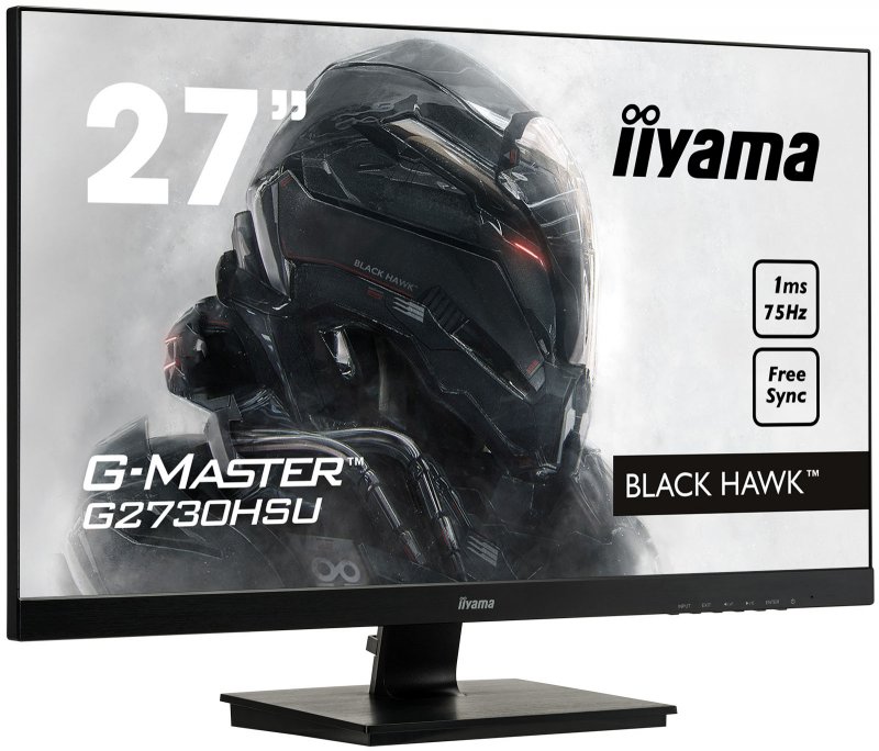 iiyama G-Master/ G2730HSU-B1/ 27"/ TN/ FHD/ 75Hz/ 1ms/ Black/ 3R - obrázek produktu