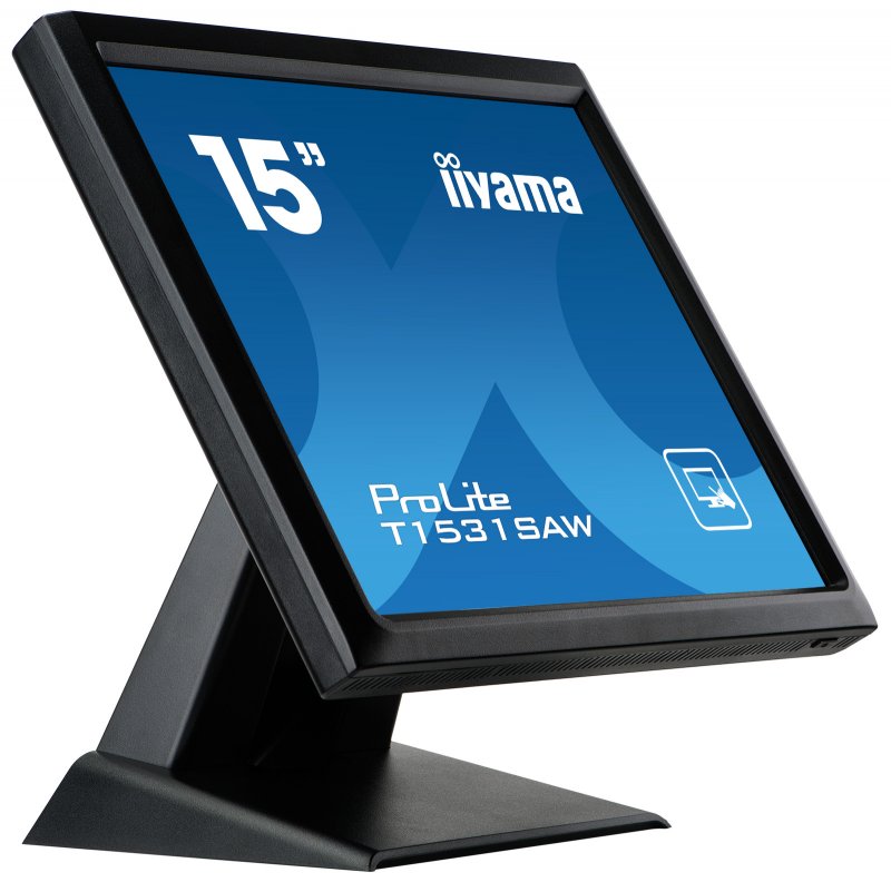 15" iiyama T1531SAW-B5 - TN,1024x768,8ms,370cd/ m2, 700:1,4:3,VGA,HDMI,DP,USB,repro. - obrázek č. 3