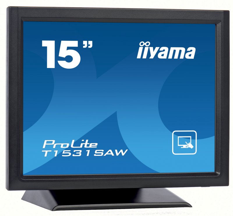 15" iiyama T1531SAW-B5 - TN,1024x768,8ms,370cd/ m2, 700:1,4:3,VGA,HDMI,DP,USB,repro. - obrázek č. 1