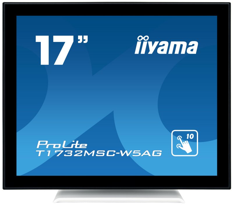 17" iiyama T1732MSC-W5AG - TN,SXGA,5ms,250cd/ m2, 1000:1,5:4,VGA,HDMI,DP,USB,repro. - obrázek produktu