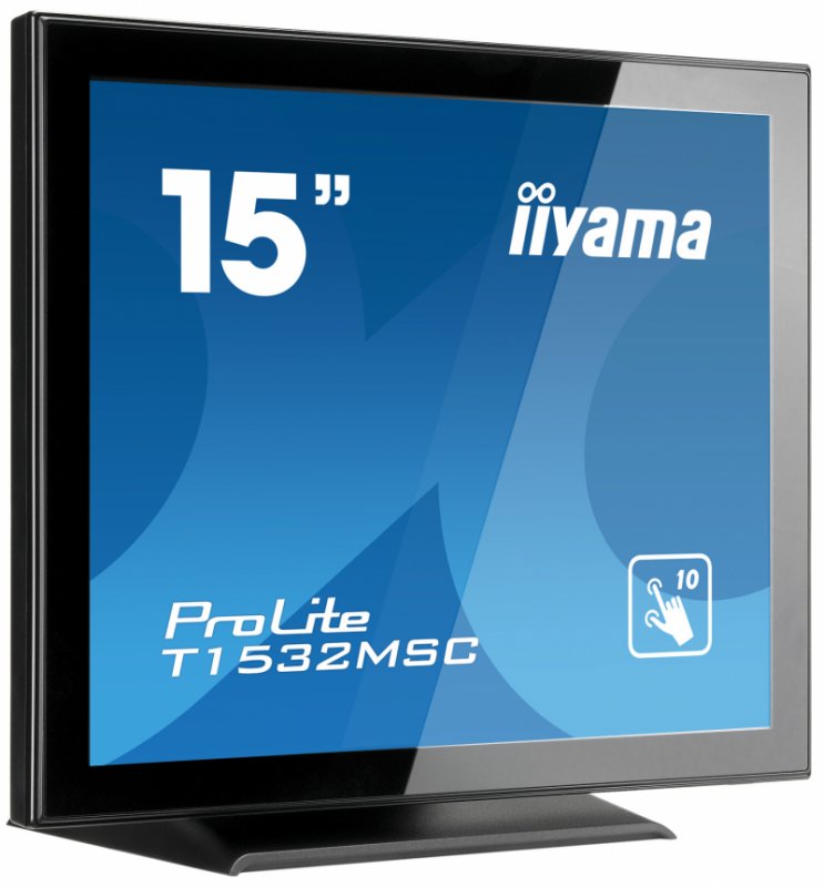 15" iiyama T1532MSC-B5X - TN, 8ms, 370cd/ m2, VGA, HDMI, DP - obrázek č. 1