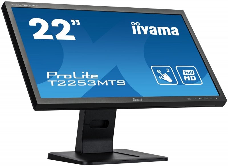 22" iiyama T2253MTS-B1 - TN, FullHd, 2ms, 250cd/ m2, VGA, HDMI, DVI, USB - obrázek č. 2