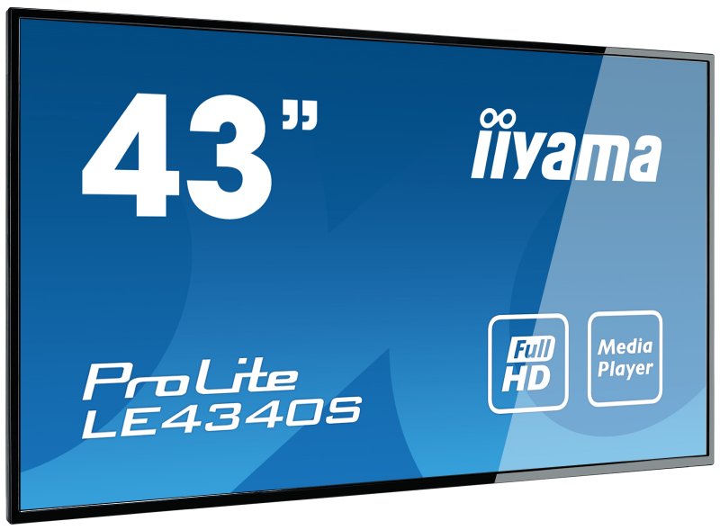 43" LCD iiyama ProLite LE4340S-B3 -AMVA3,FHD,USBmp - obrázek č. 1