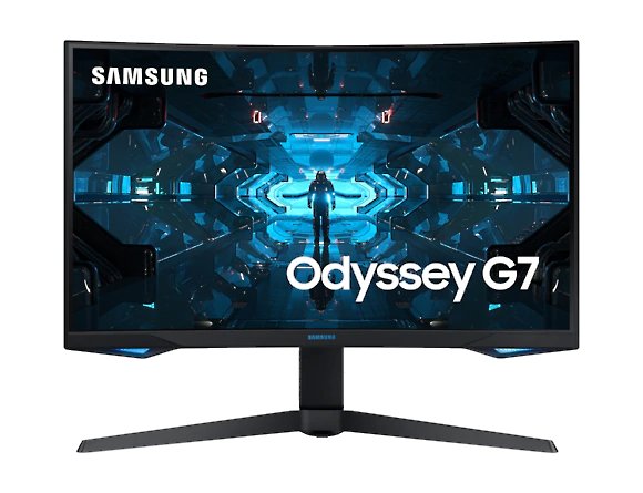 27" Samsung Odyssey G7, QLED, QHD, Prohnutý, 240Hz - obrázek produktu