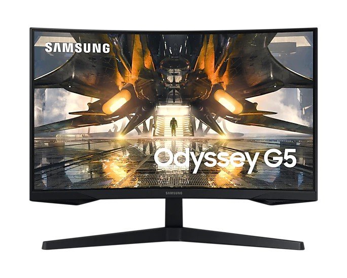 Samsung Odyssey G5/ LS27AG550EUXEN/ 27"/ VA/ QHD/ 165Hz/ 1ms/ Black/ 2R - obrázek produktu