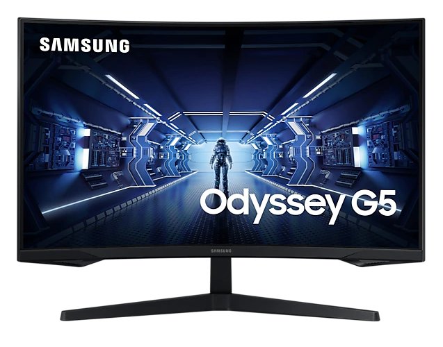 Samsung Odyssey G5/ LC32G55TQWRXEN/ 32"/ VA/ QHD/ 144Hz/ 1ms/ Black/ 2R - obrázek produktu