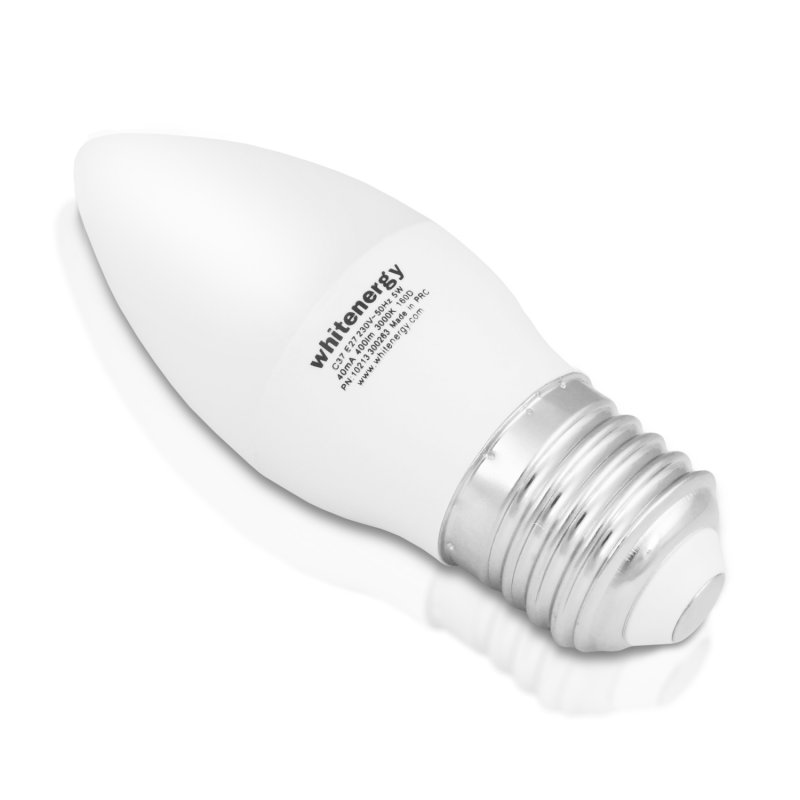 WE LED žárovka SMD2835 C37 E27 5W teplá bílá - obrázek č. 1