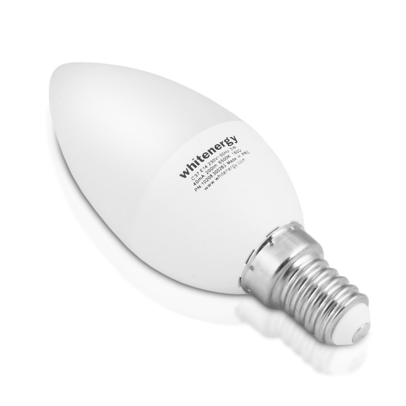 WE LED žárovka SMD2835 C37 E14 7W teplá bílá - obrázek produktu