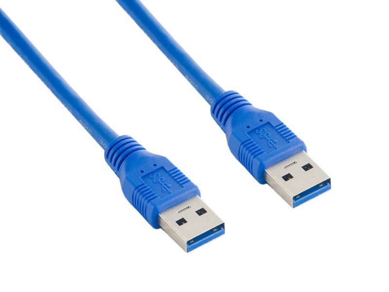 4World Kabel USB 3.0 AM-AM 1.0m Blue - obrázek produktu