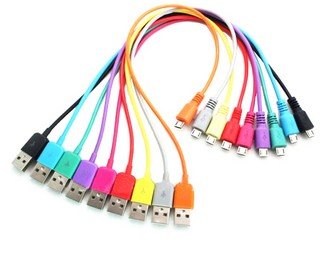 4World Datový kabel micro USB 1.0m White - obrázek produktu