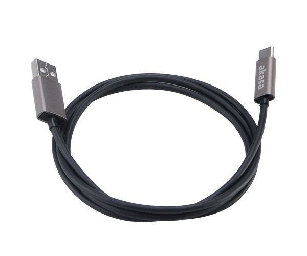 AKASA - USB 2.0 typ C na typ A kabel - 100 cm - obrázek č. 1