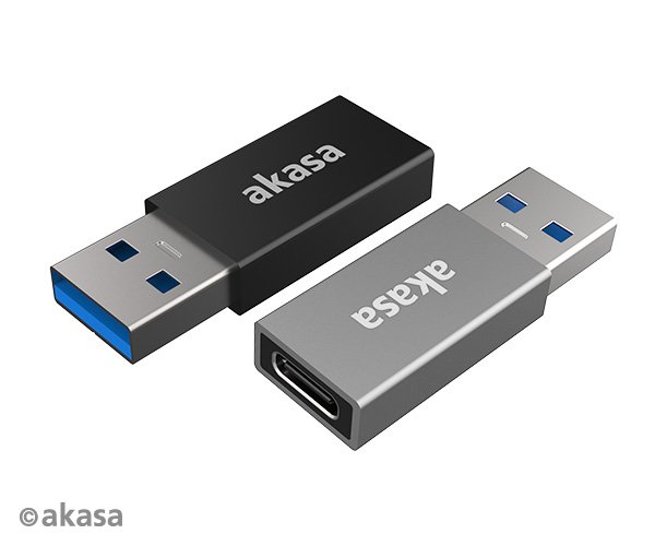 AKASA - USB 3.1 Gen 2 Type-C (F) na Type-A (M) 2 ks - obrázek produktu