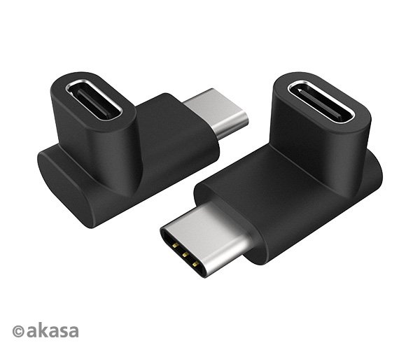 AKASA - 90° USB 3.1 Gen 2 Type-C na Type-C 2 ks - obrázek produktu