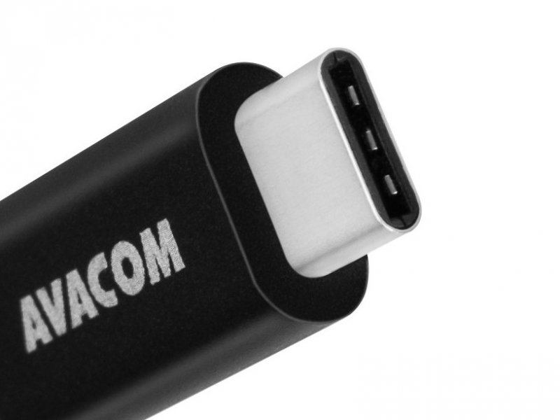 Kabel AVACOM TPC-100K USB - USB Type-C, 100cm, černá - obrázek produktu