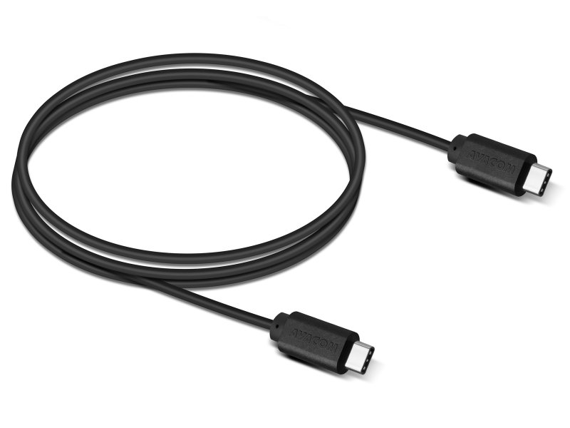 AVACOM datový a nabíjecí kabel USB Type-C - USB Type-C, 100cm, černá - obrázek č. 1