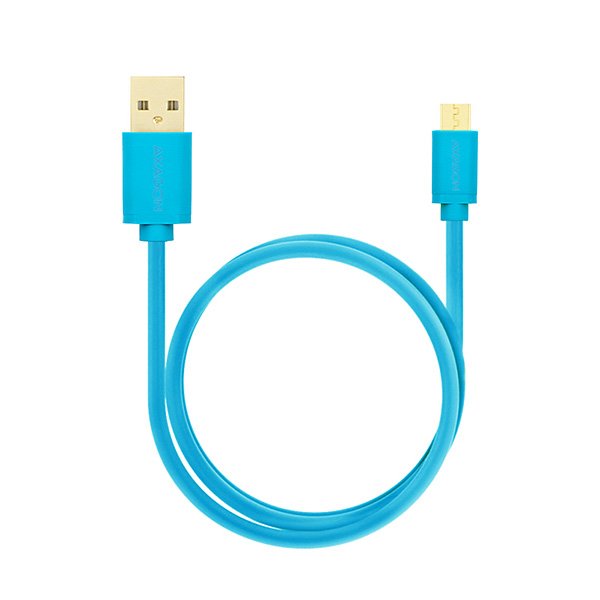 AXAGON HQ Kabel Micro USB, 2A, modrý, 1 m - obrázek produktu