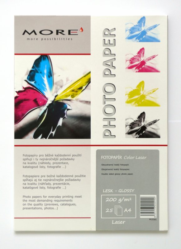 Armor hlazený ColorLaser papír 200g/ m2 25xA4 gloss - obrázek produktu