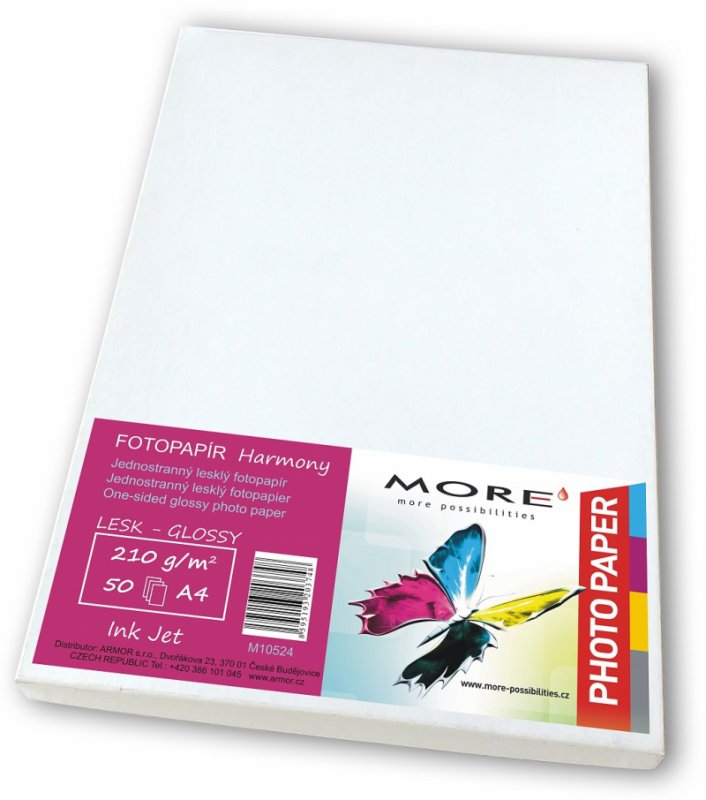 Fotopapír 50 list,210g/ m2,glossy,1str,Ink Jet - obrázek produktu