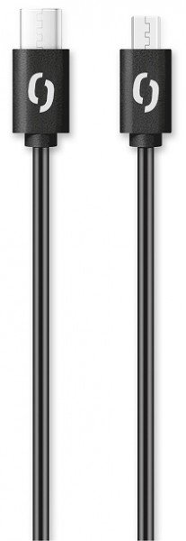 ALIGATOR Datový kabel POWER 3A, USB-C/ microUSB černý - obrázek produktu