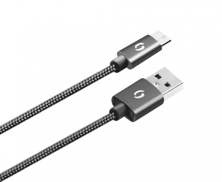 ALIGATOR PREMIUM Datový kabel 2A, Micro USB černý - obrázek produktu